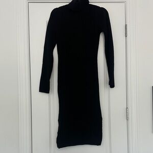 Lulu's Classic Black Long Sleeve Dress